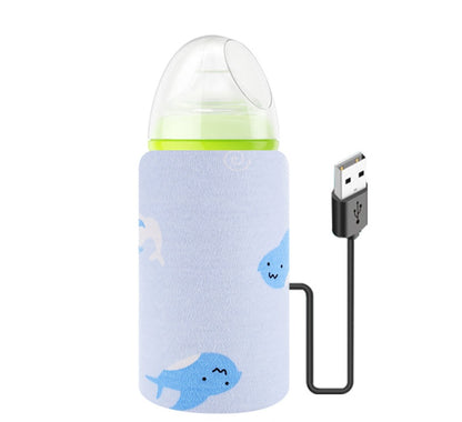 Baby Baby Bottle Insulation Cover USB Portable Thermal Bag Thickened Feeding Bottle Cover