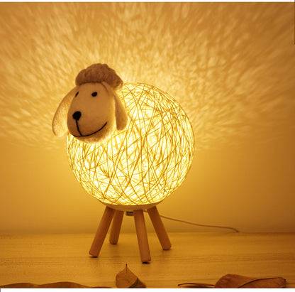 Lamb starry sky projection sleep night light