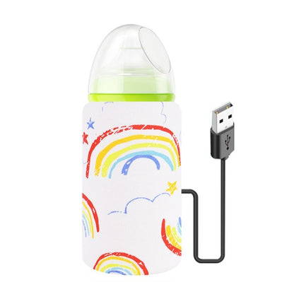 Baby Baby Bottle Insulation Cover USB Portable Thermal Bag Thickened Feeding Bottle Cover