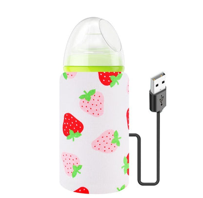 Baby Baby Bottle Insulation Cover USB Portable Thermal Bag Thickened Feeding Bottle Cover