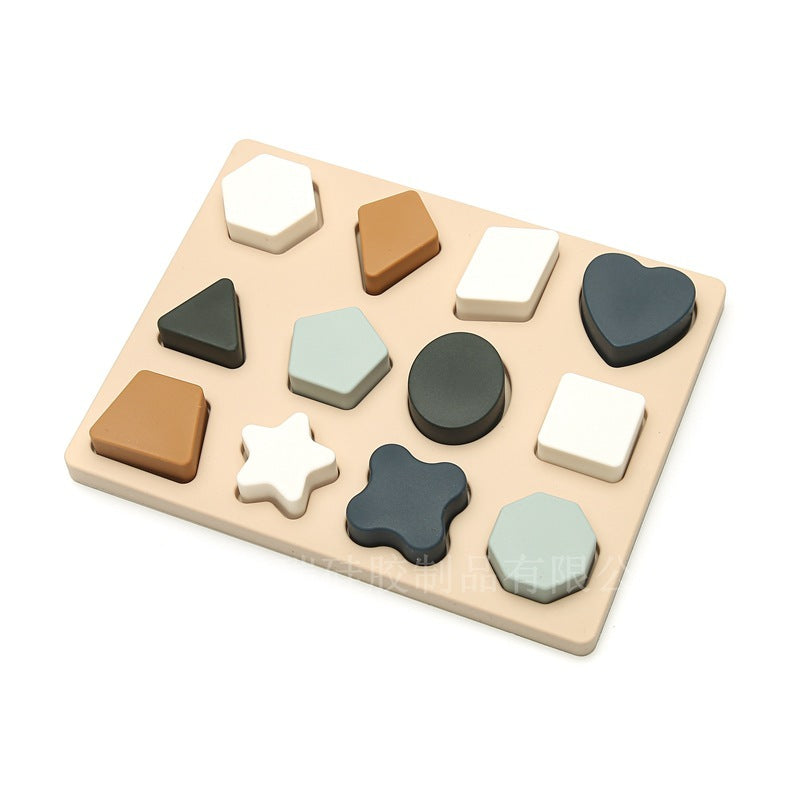 Children's Geometric Silicone Stacking Toys