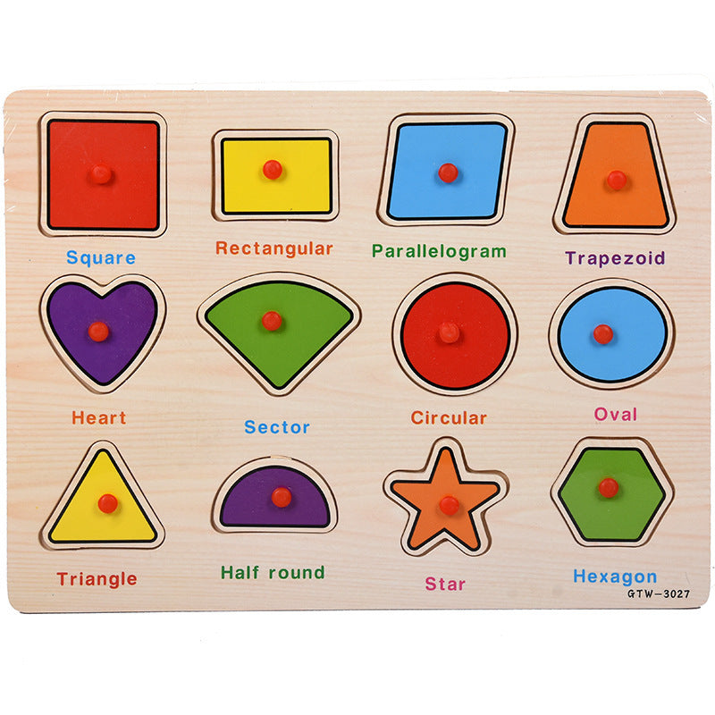 Number Shape Puzzle Plastic Puzzle Baby Toys