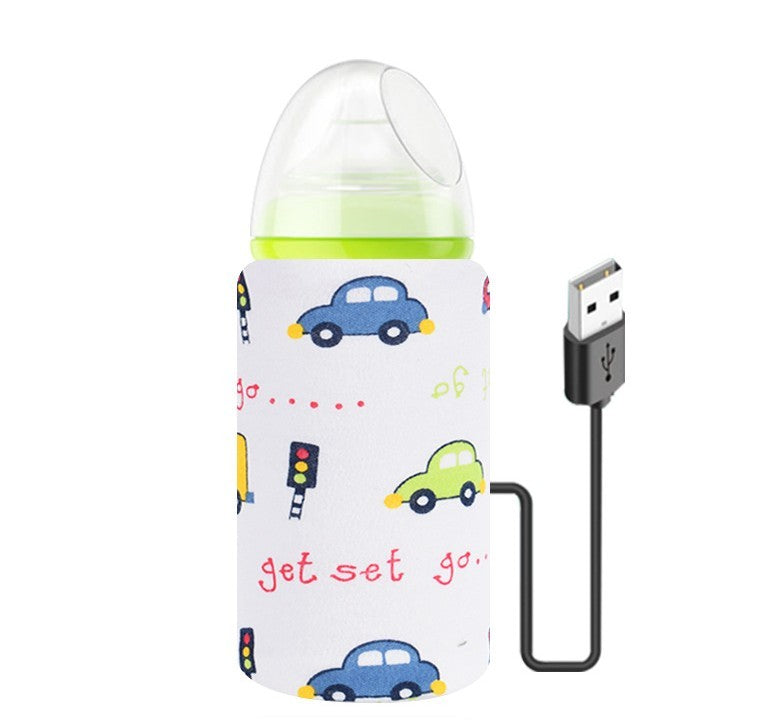 Baby Baby Bottle Insulation Cover USB Portable Thermal Bag Thickened Feeding Bottle Cover