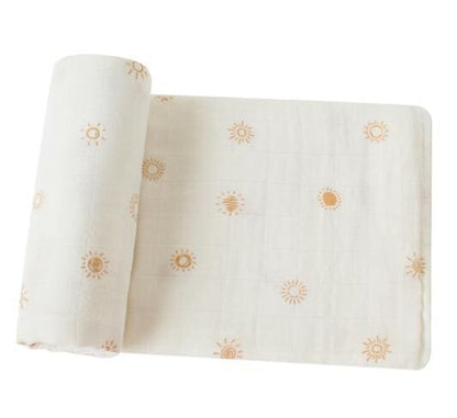 Bamboo Cotton Cloth Quilt Cover Blanket Newborn Baby Swaddle Summer Bag