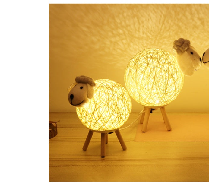 Lamb starry sky projection sleep night light