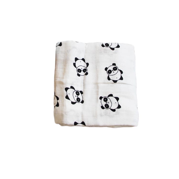 Bamboo Muslin Swaddle  Neutral Receiving Blanket