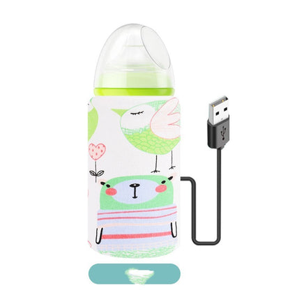 Baby Baby Bottle Insulation Cover USB Portable Thermal Bag Thickened Feeding Bottle Cover