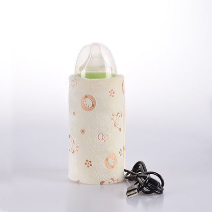 Baby Baby Bottle Insulation Cover USB Portable Thermal Bag Thickened Feeding Bottle Cover