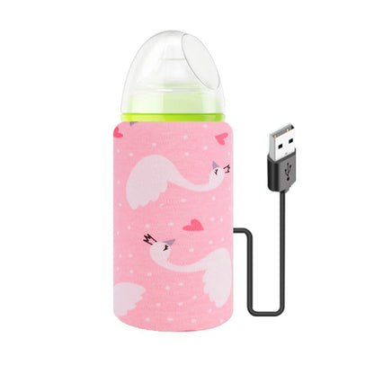 Baby Baby Bottle Insulation Cover USB Portable Thermal Bag Thickened Feeding Bottle Cover