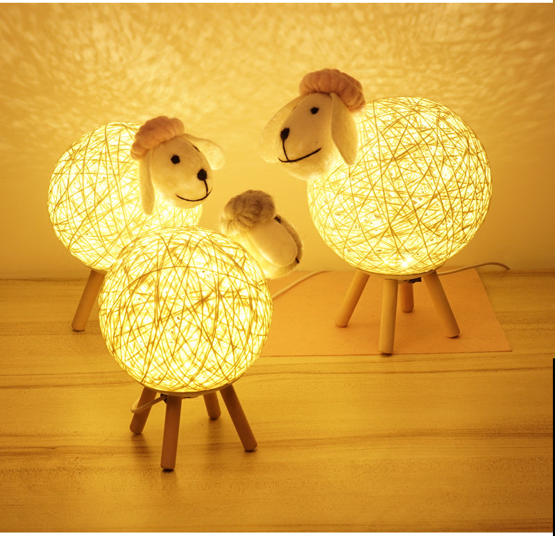 Lamb starry sky projection sleep night light