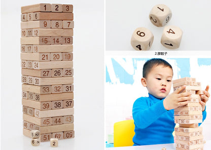 Parent-child stacking building block toys