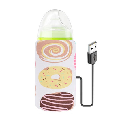 Baby Baby Bottle Insulation Cover USB Portable Thermal Bag Thickened Feeding Bottle Cover