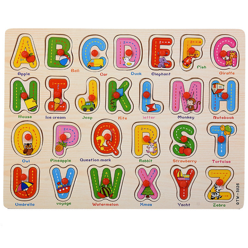 Number Shape Puzzle Plastic Puzzle Baby Toys