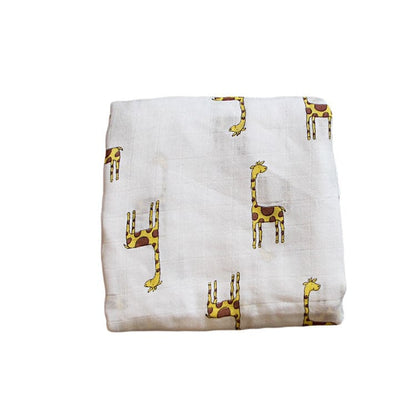 Bamboo Muslin Swaddle  Neutral Receiving Blanket