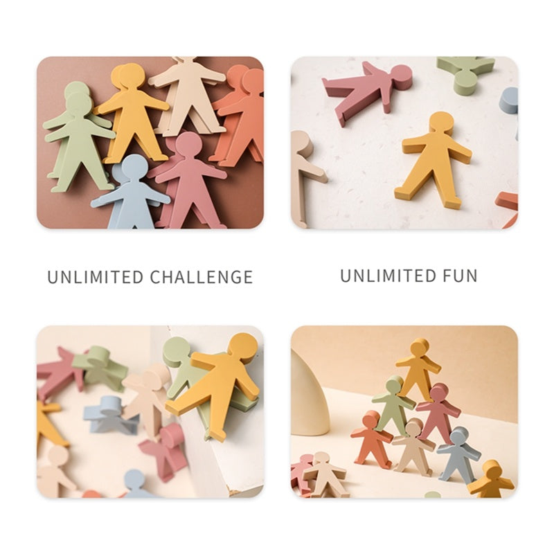 Little People Stacking Children's Silicone Toys