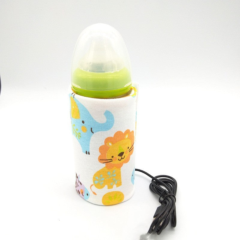 Baby Baby Bottle Insulation Cover USB Portable Thermal Bag Thickened Feeding Bottle Cover