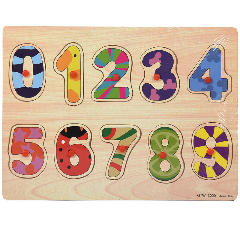 Number Shape Puzzle Plastic Puzzle Baby Toys