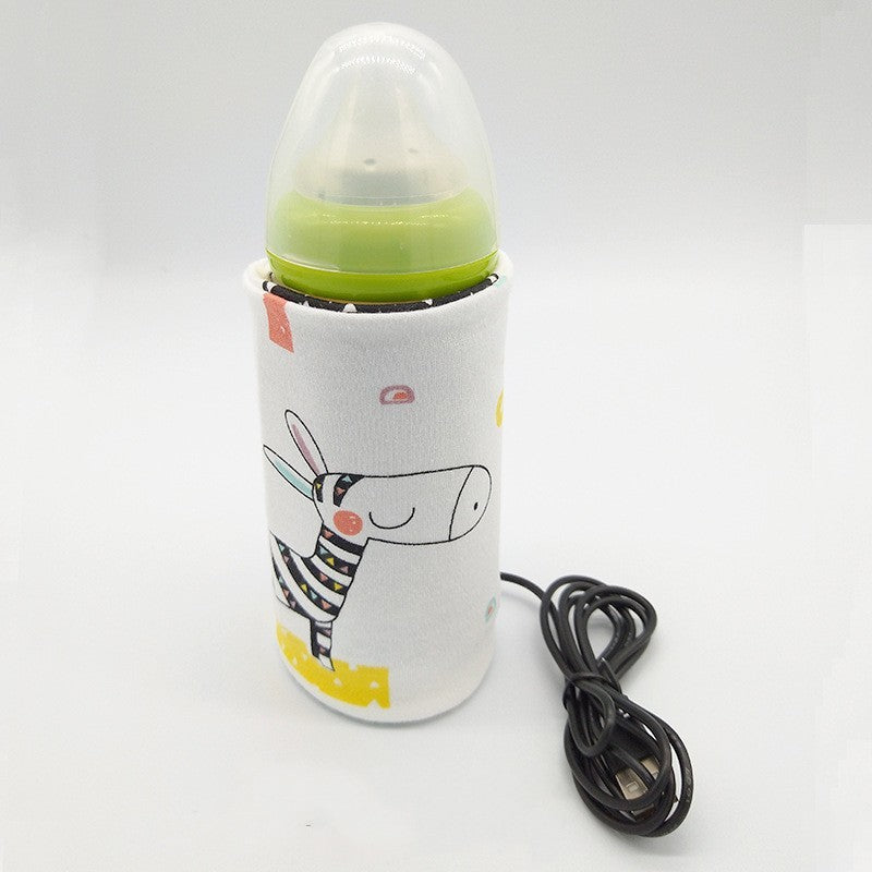 Baby Baby Bottle Insulation Cover USB Portable Thermal Bag Thickened Feeding Bottle Cover