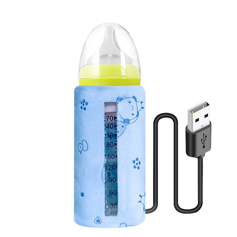 Baby Baby Bottle Insulation Cover USB Portable Thermal Bag Thickened Feeding Bottle Cover