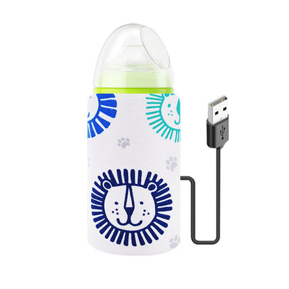 Baby Baby Bottle Insulation Cover USB Portable Thermal Bag Thickened Feeding Bottle Cover